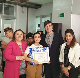 Fabriano Award Ceremony at Lycée Franco-Libanais Verdun