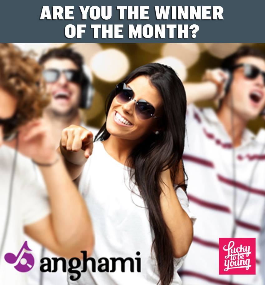 Who’s the winner of the month? Ask Anghami…